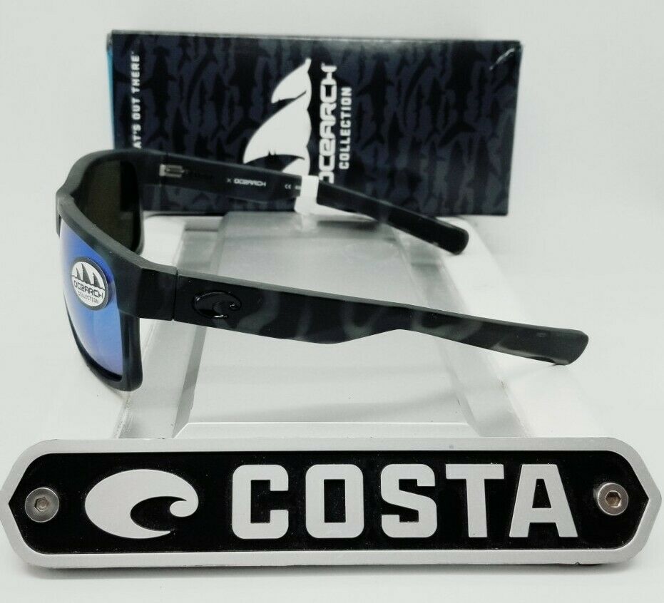 Costa Del Mar HALF MOON sunglasses - OCEARCH - Tiger Shark/Blue 580G