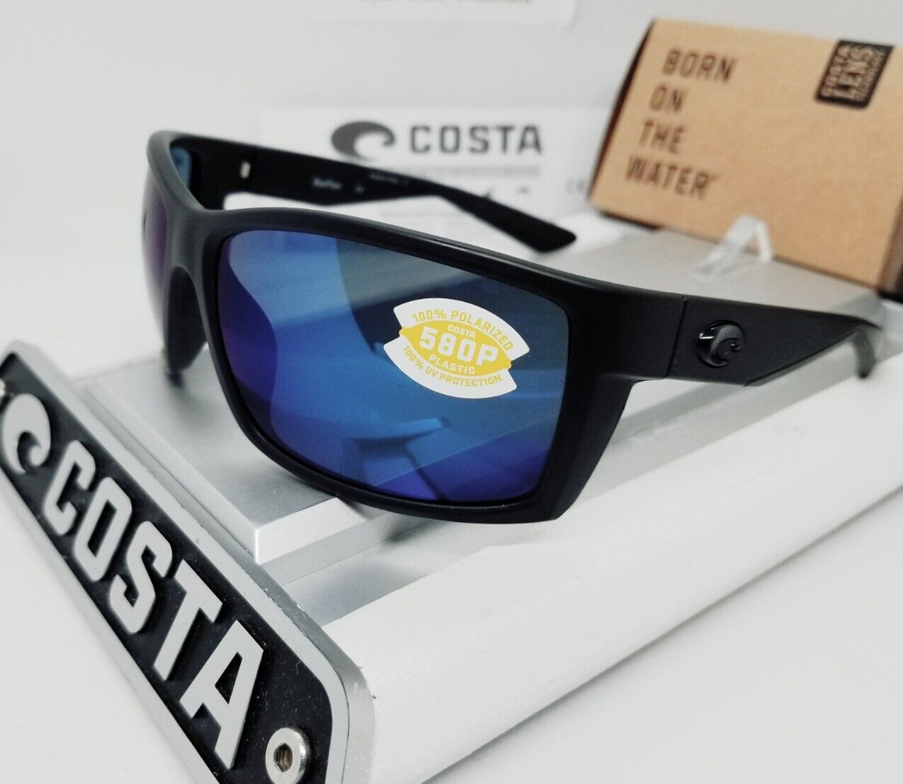 Costa Del Mar REEFTON sunglasses - Blackout/Blue Mirror 580P