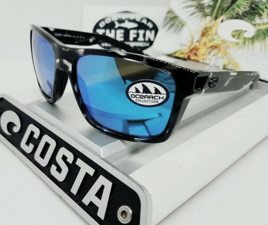 Costa Del Mar SLACK TIDE sunglasses - Ocearch - Tiger Shark/Blue Mirror 580G (GLASS)