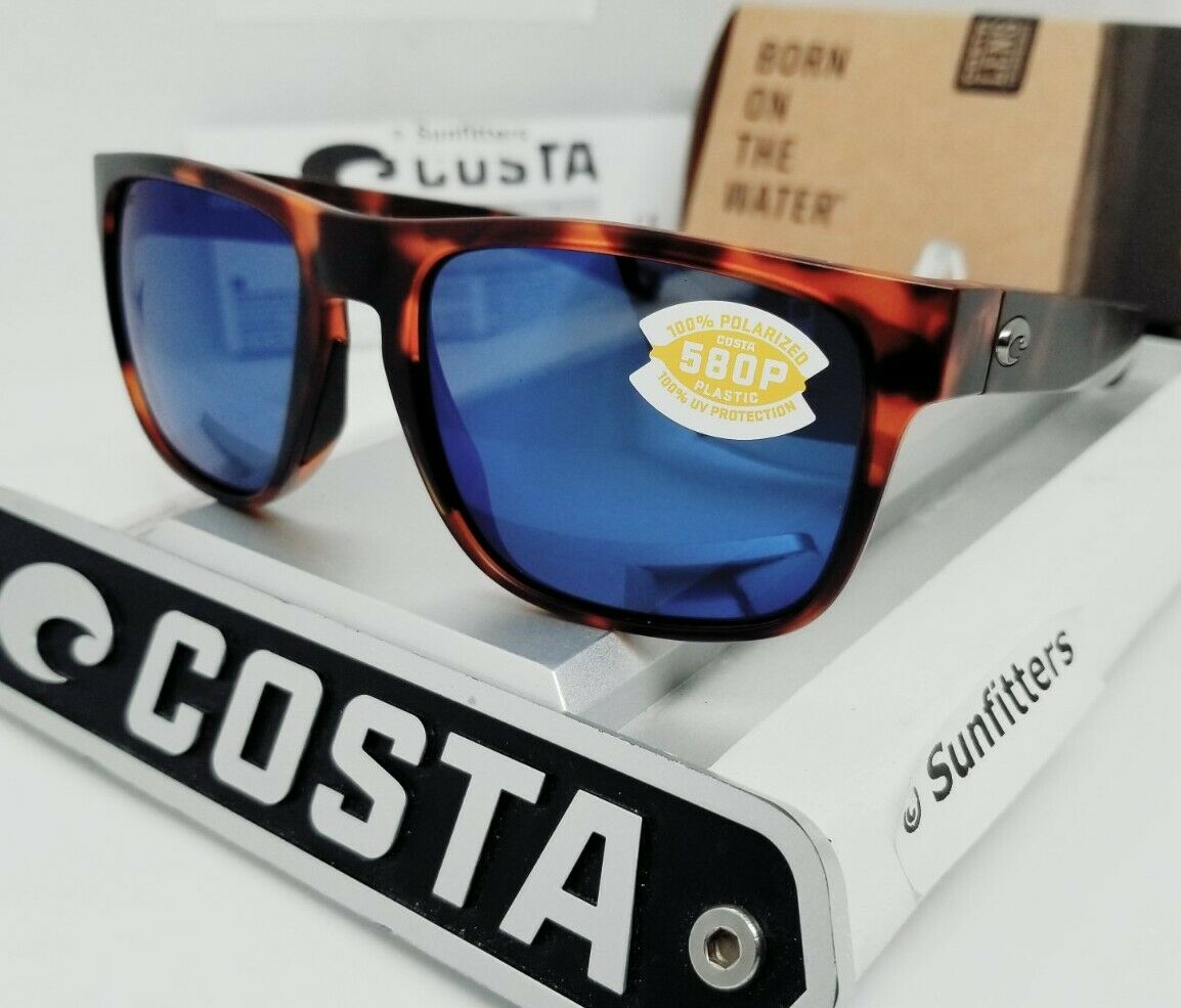 Costa Del Mar Spearo Sunglasses- Matte Tortoise/ Blue Mirror 580P