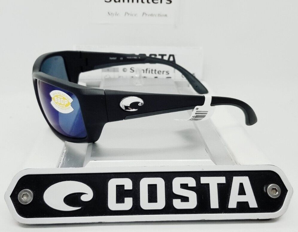 Costa Del Mar FANTAIL sunglasses - Matte Black/Blue Mirror 580P