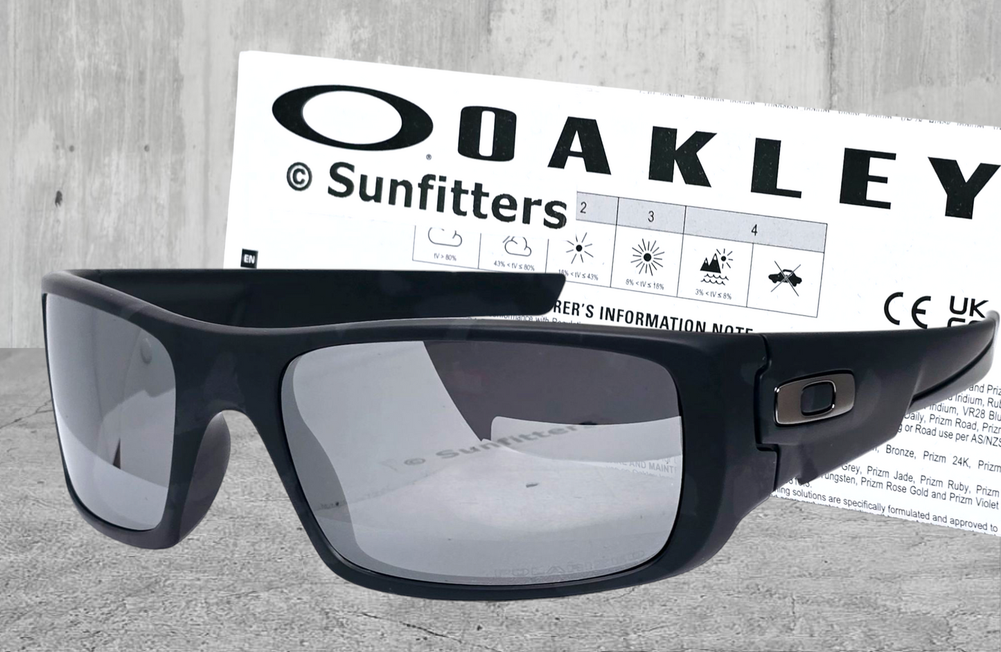 Oakley CRANKSHAFT sunglasses - Matte Shadow Camo/Black Iridium POLARIZED