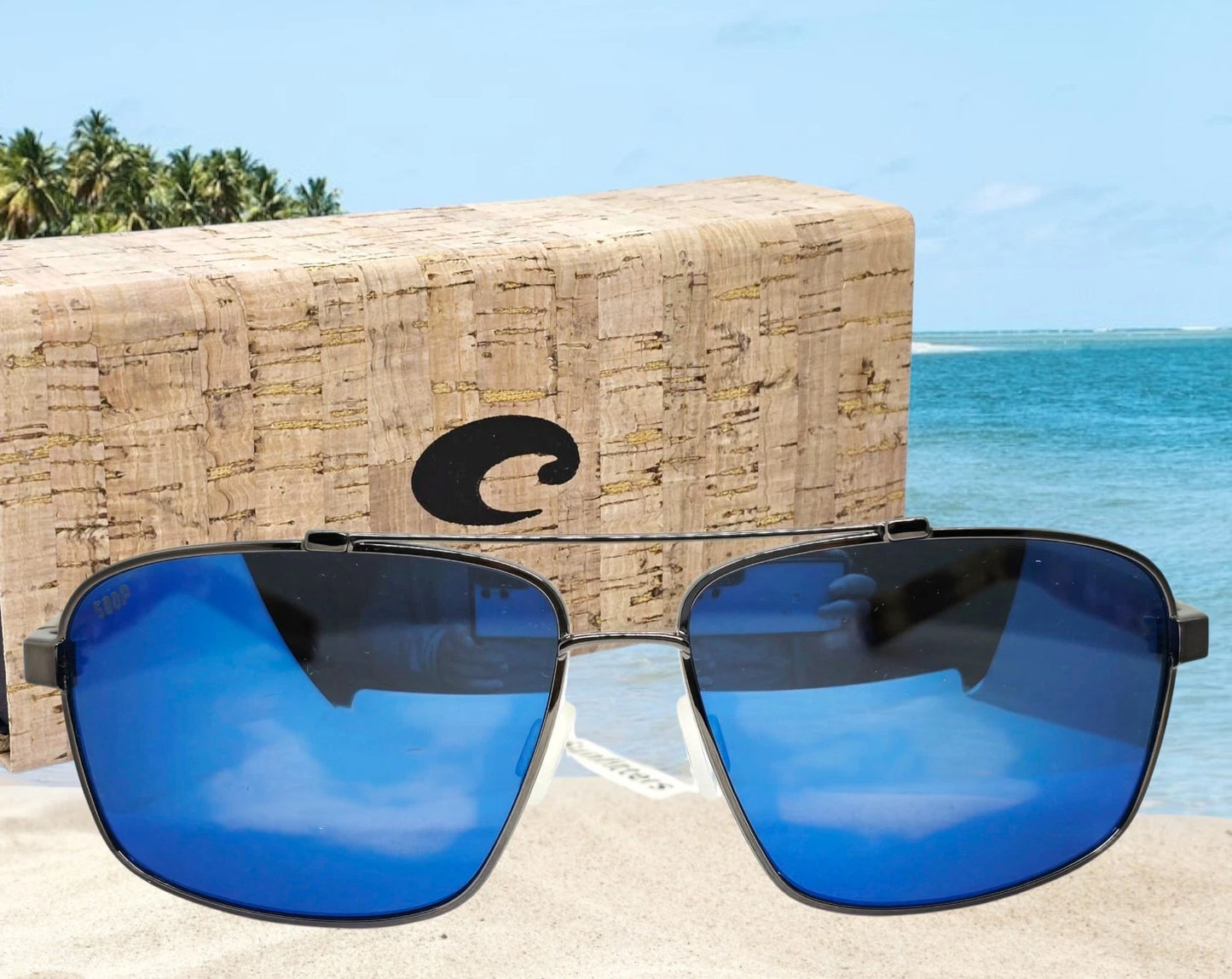 Costa Del Mar FLAGLER sunglasses - Gunmetal/Blue Mirror 580P
