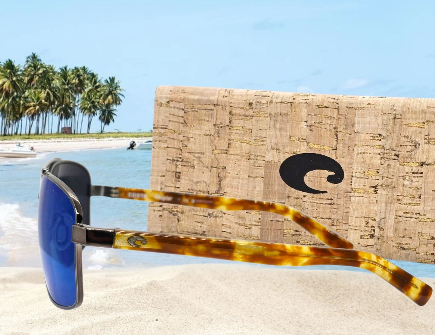 Costa Del Mar FLAGLER sunglasses - Gunmetal/Blue Mirror 580P