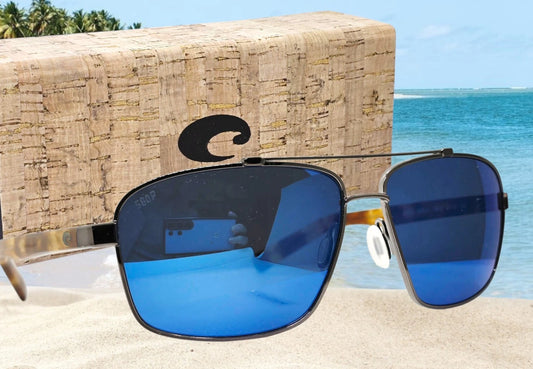 Costa Del Mar FLAGLER sunglasses - Gunmetal/Blue Mirror 580P
