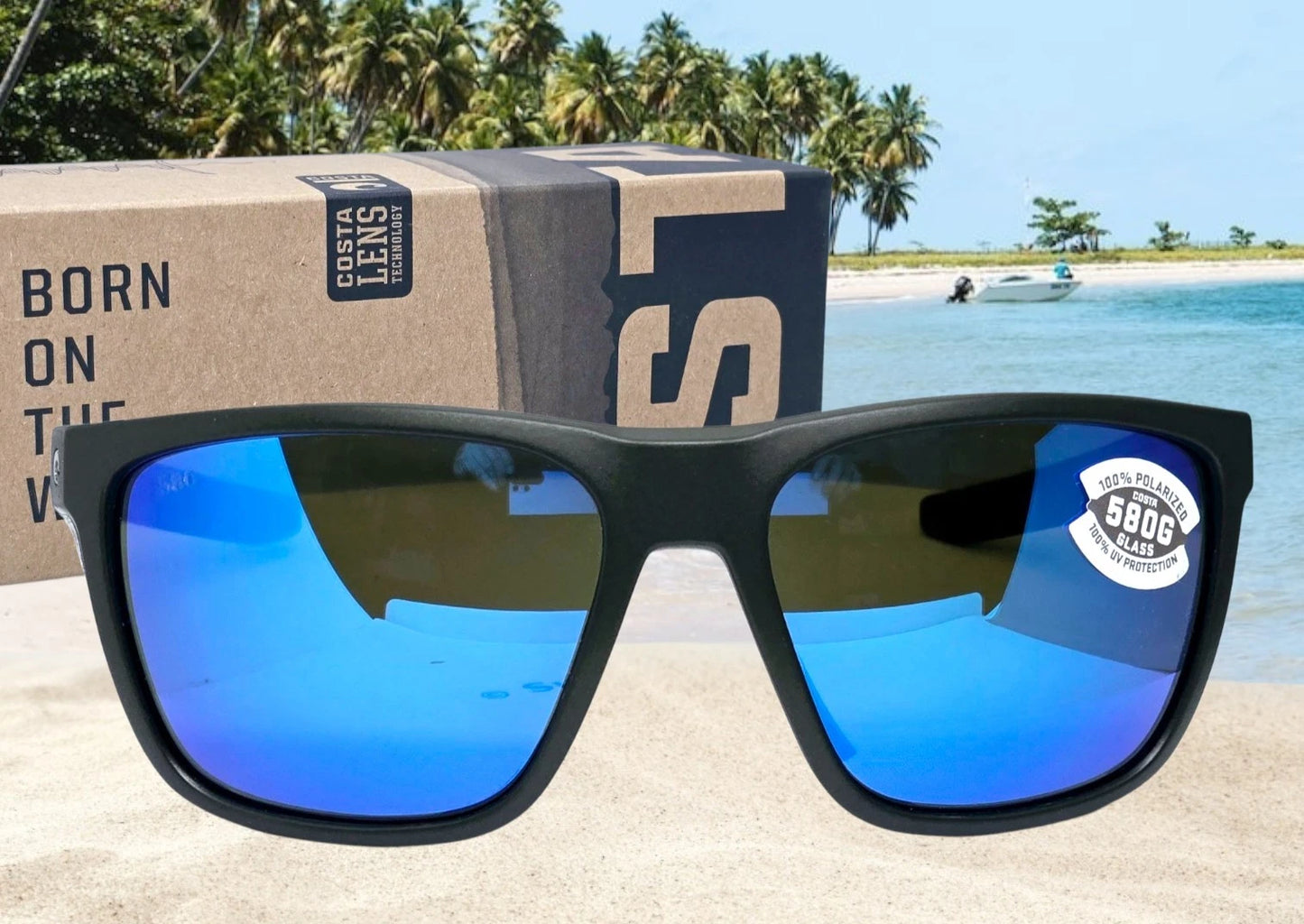 Costa Del Mar FERG sunglasses - Steel Metallic/Blue Mirror 580G