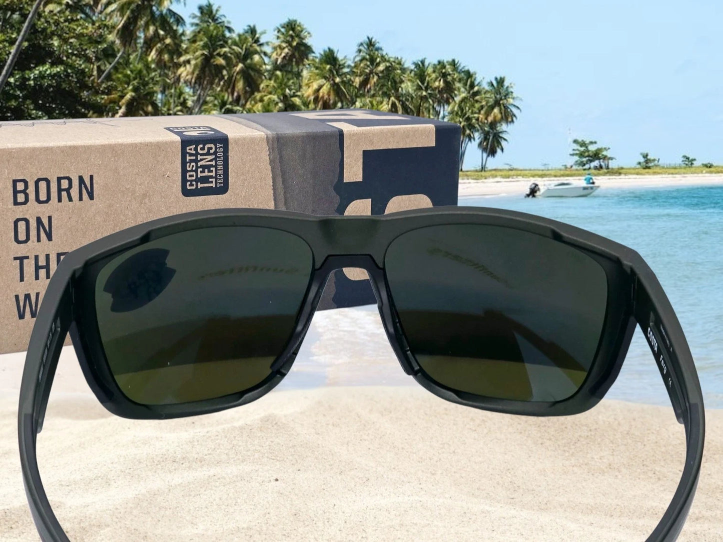 Costa Del Mar FERG sunglasses - Steel Metallic/Blue Mirror 580G