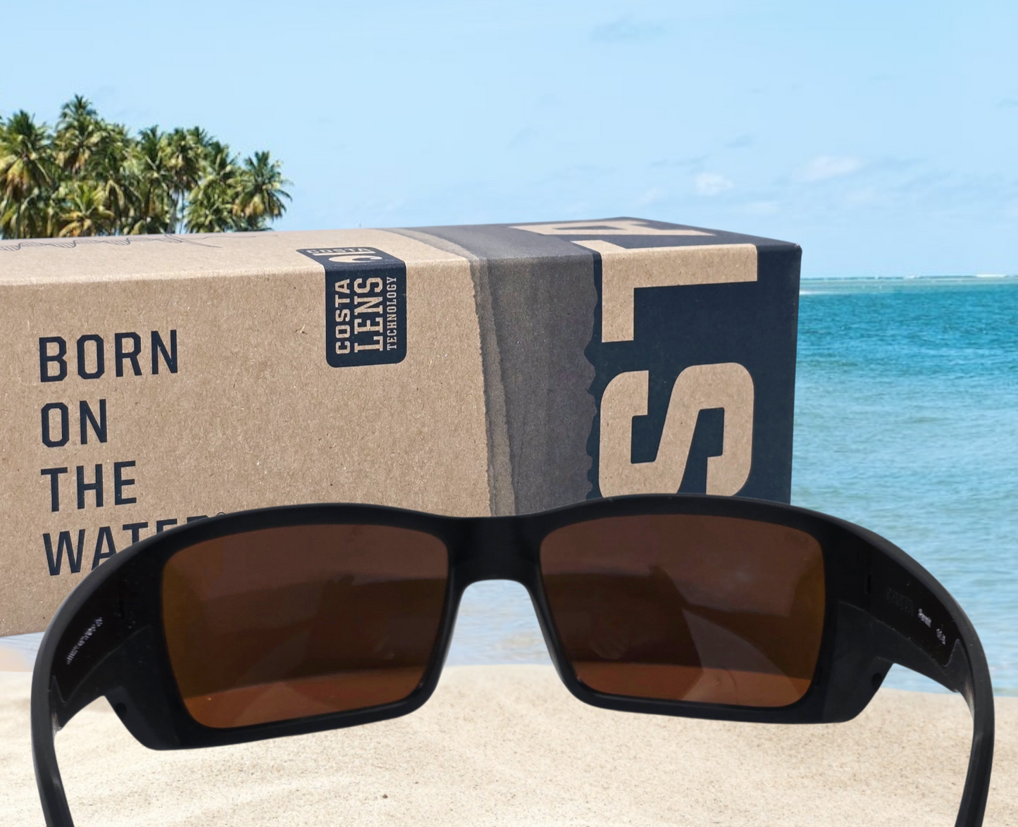 Costa Del Mar PERMIT sunglasses - Blackout/Green Mirror 580G