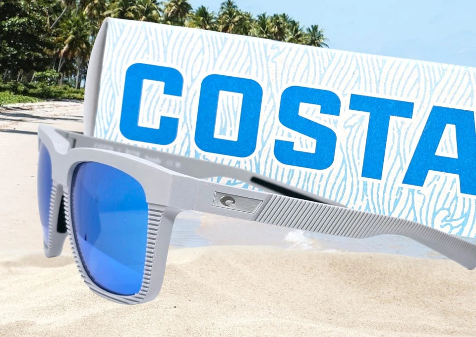Costa Del Mar PESCADOR sunglasses - Net Light Gray/Blue Mirror 580G