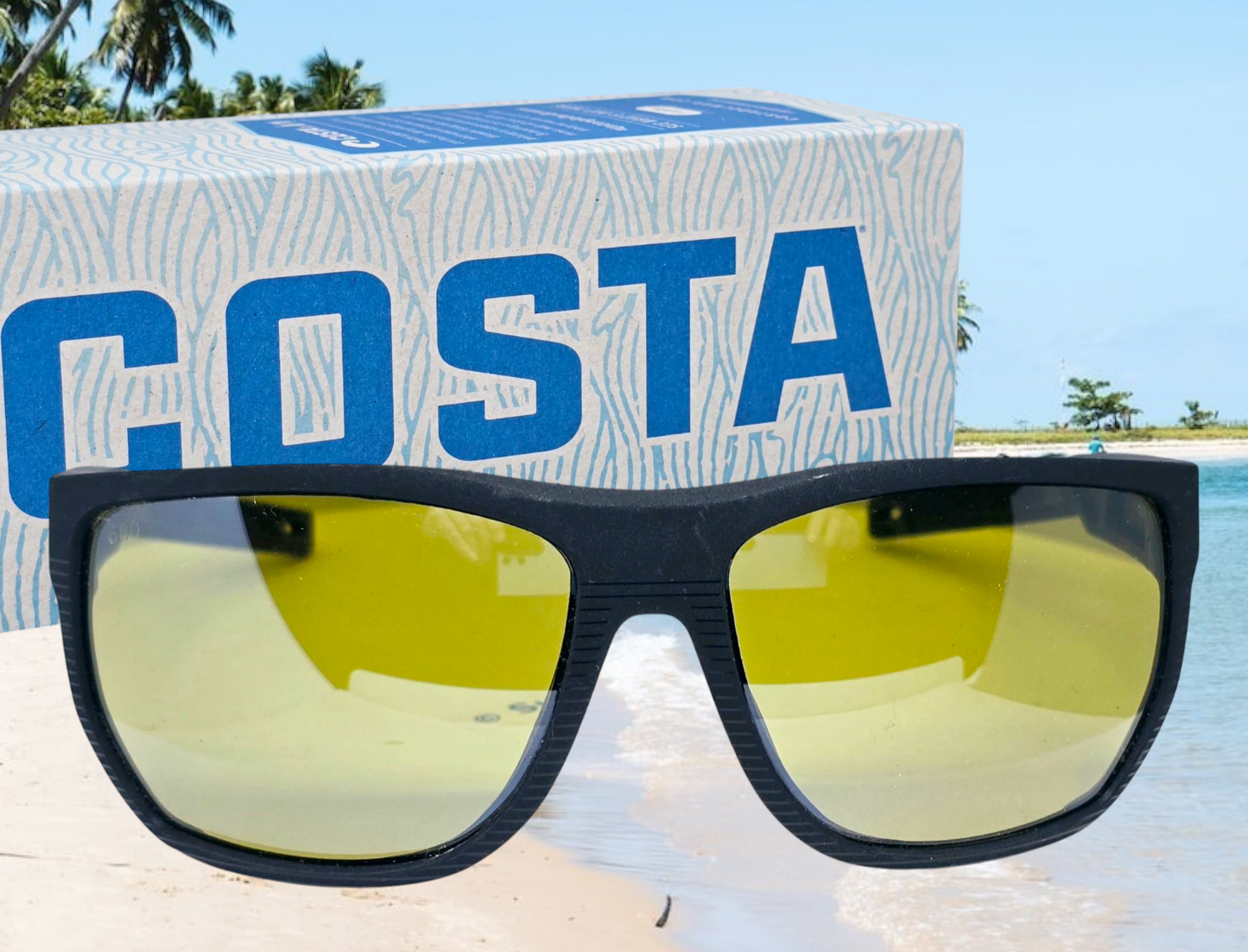 Costa Del Mar SANTIAGO sunglasses - Net Black/Sunrise Silver Mirror 580G