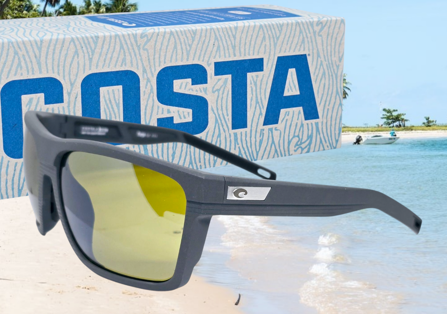 Costa Del Mar PARGO sunglasses - Dark Gray/Sunrise Silver Mirror 580G