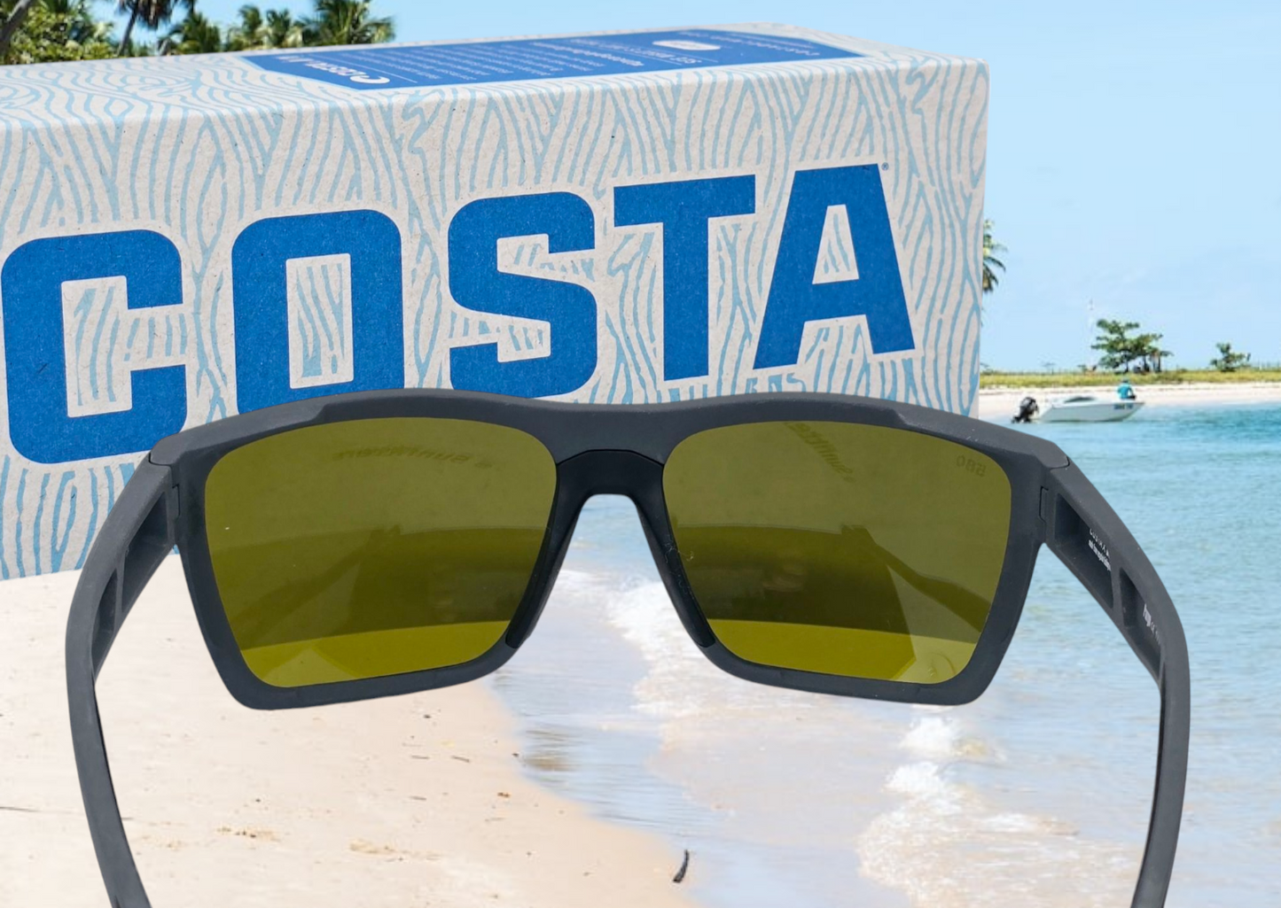 Costa Del Mar PARGO sunglasses - Dark Gray/Sunrise Silver Mirror 580G