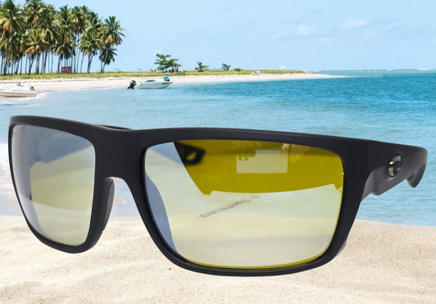 Costa Del Mar FLY LINE sunglasses - Matte Black/Sunrise Silver Mirror 580G