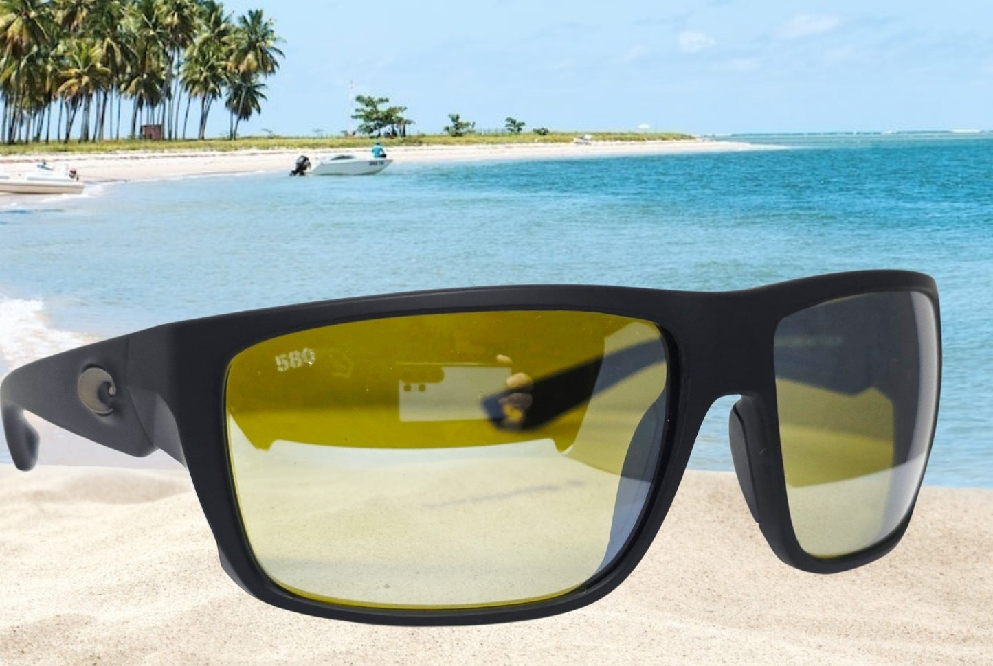 Costa Del Mar FLY LINE sunglasses - Matte Black/Sunrise Silver Mirror 580G