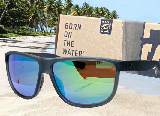 Costa Del Mar RINCONDO sunglasses - Smoke Crystal/Green Mirror 580G (GLASS)