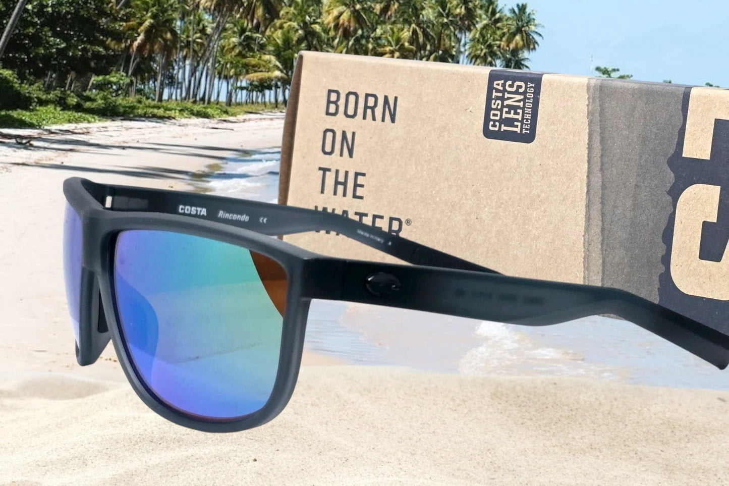 Costa Del Mar RINCONDO sunglasses - Smoke Crystal/Green Mirror 580G (GLASS)