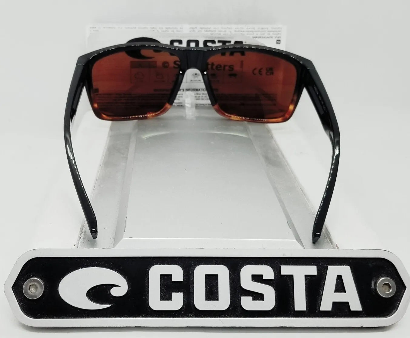 Costa Del Mar SLACK TIDE sunglasses - Black-Tortoise/Green Mirror 580P