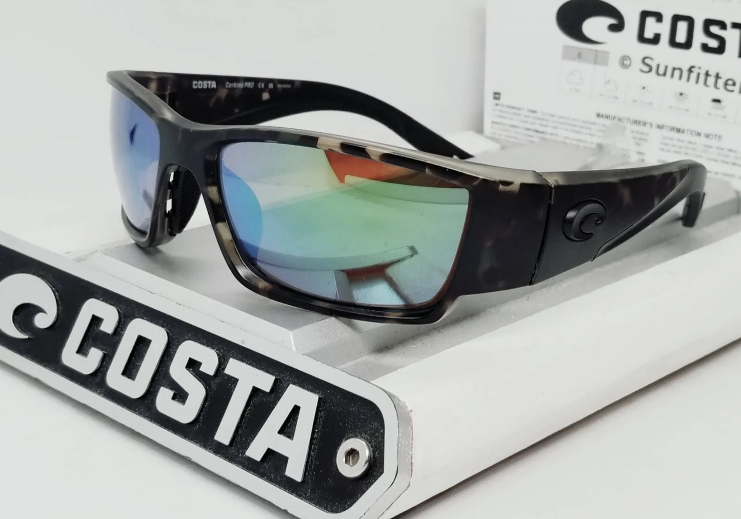 Costa Del Mar CORBINA PRO sunglasses - Matte Wetlands/Green Mirror 580G