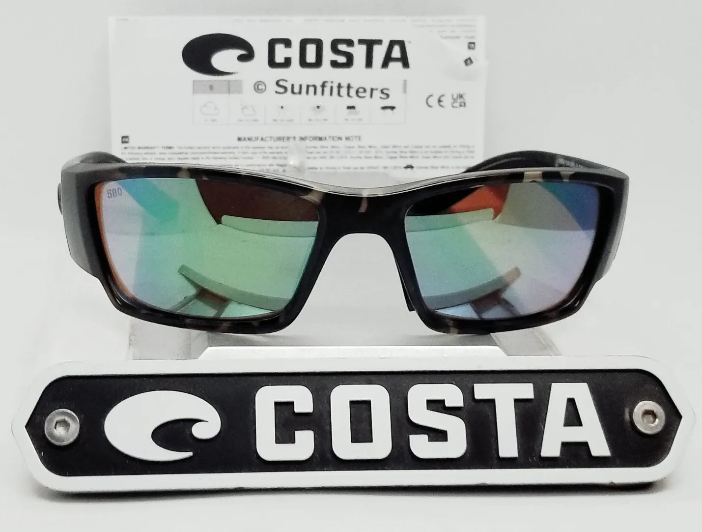 Costa Del Mar CORBINA PRO sunglasses - Matte Wetlands/Green Mirror 580G