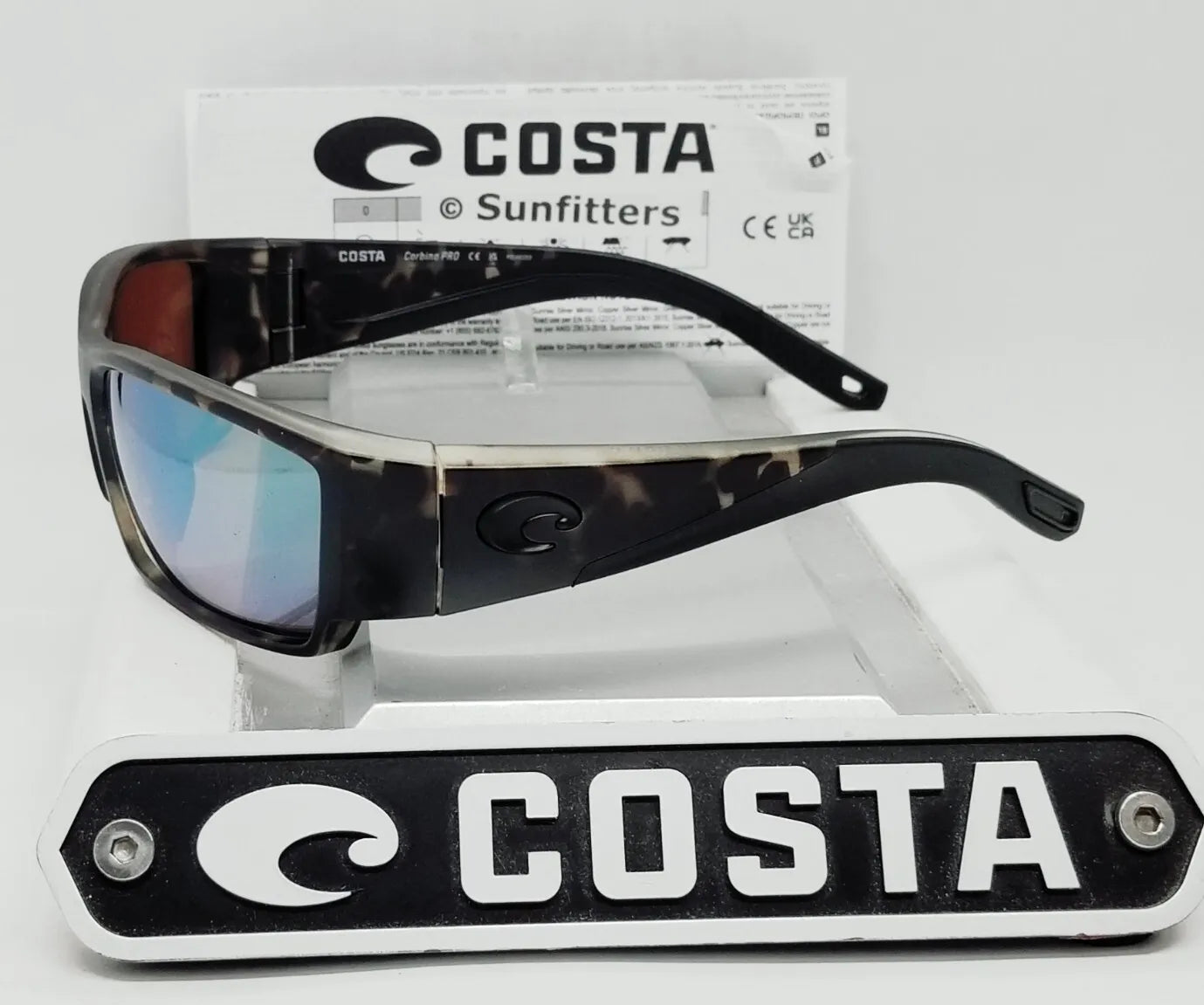 Costa Del Mar CORBINA PRO sunglasses - Matte Wetlands/Green Mirror 580G