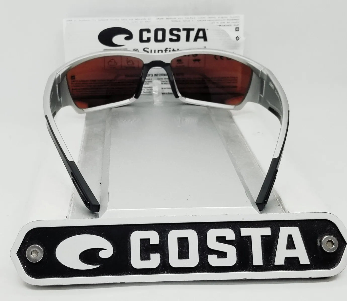 Costa Del Mar CORBINA PRO sunglasses - Metallic Silver/Green Mirror 580G