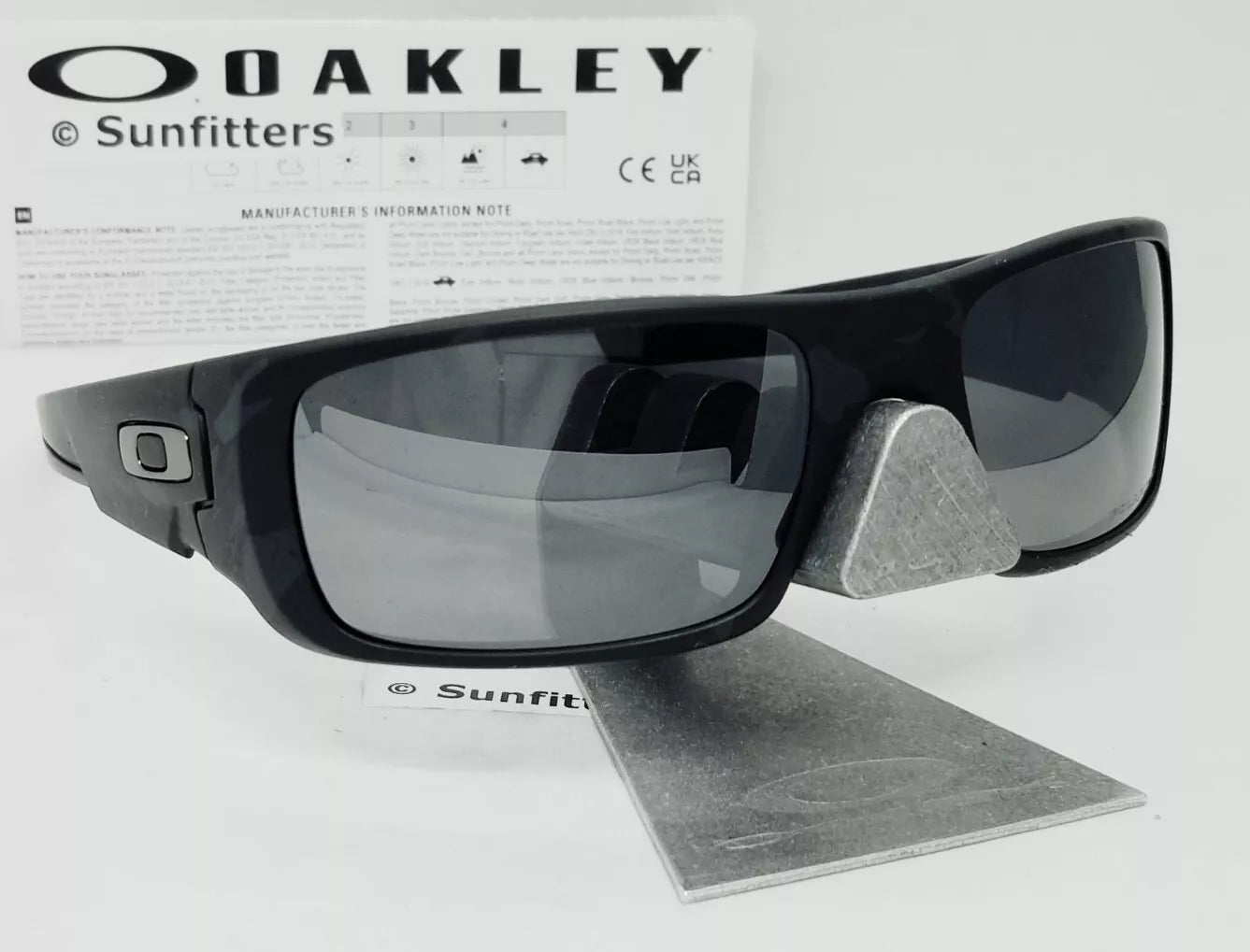 Oakley CRANKSHAFT sunglasses - Matte Shadow Camo/Black Iridium POLARIZED