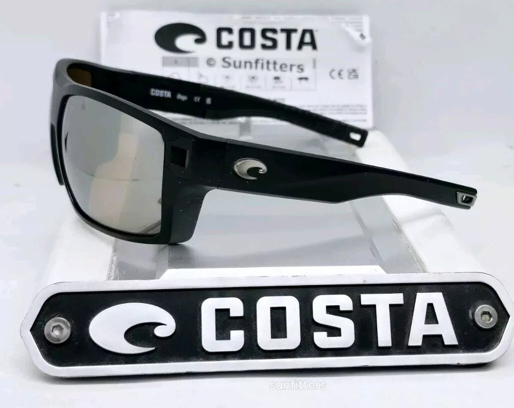 Costa Del Mar DIEGO sunglasses - Matte Black/Copper Silver Mirror 580G