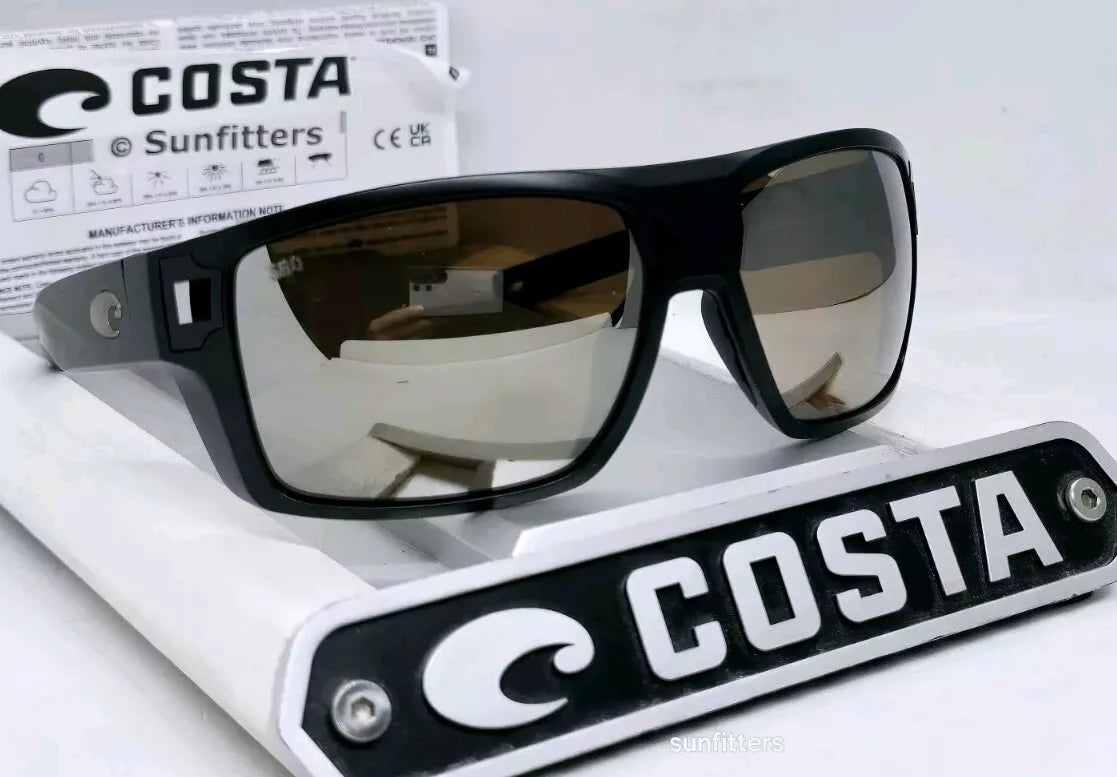 Costa Del Mar DIEGO sunglasses - Matte Black/Copper Silver Mirror 580G