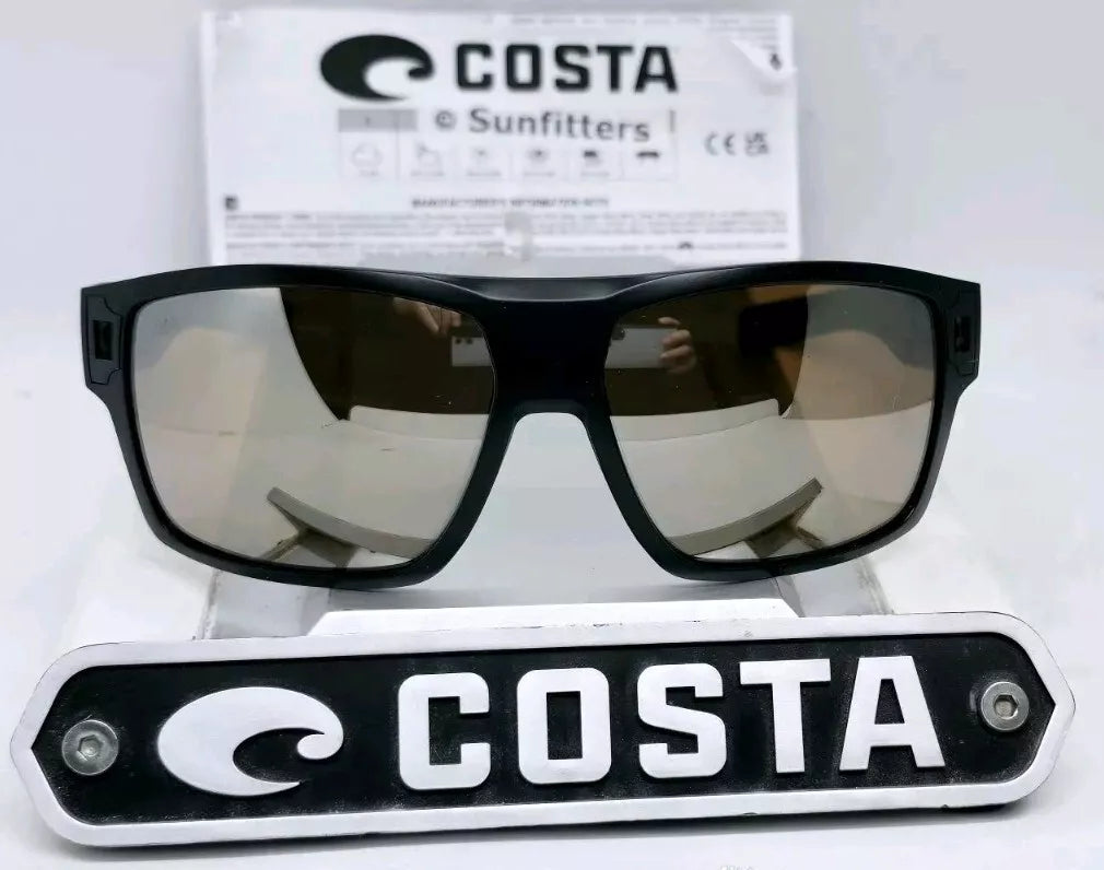 Costa Del Mar DIEGO sunglasses - Matte Black/Copper Silver Mirror 580G