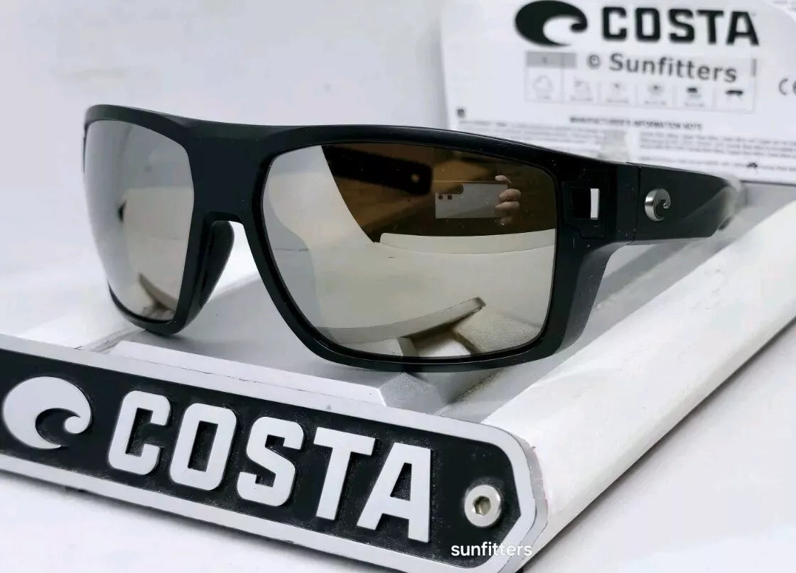 Costa Del Mar DIEGO sunglasses - Matte Black/Copper Silver Mirror 580G