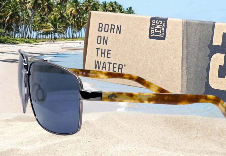 Costa Del Mar FLAGLER sunglasses - Gunmetal/Gray 580P