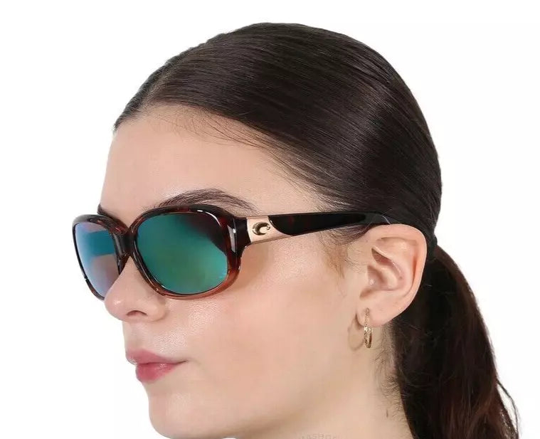 Costa Del Mar GANNET sunglasses - Tortoise Fade/Green Mirror 580P