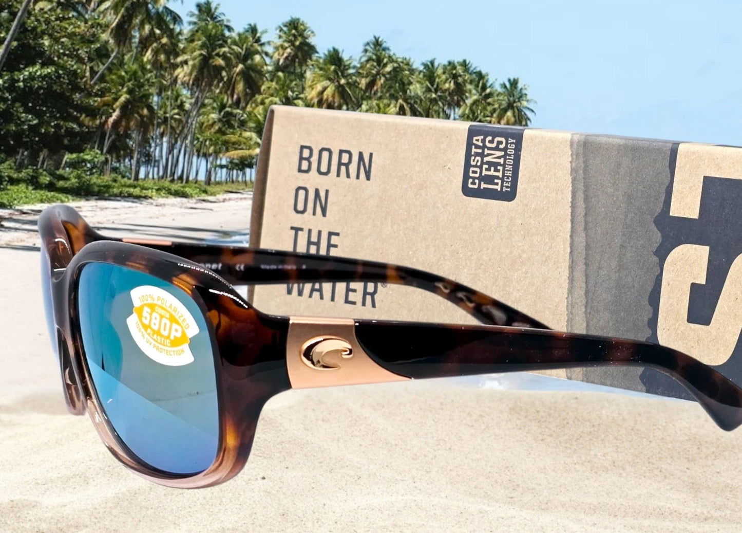 Costa Del Mar GANNET sunglasses - Tortoise Fade/Green Mirror 580P