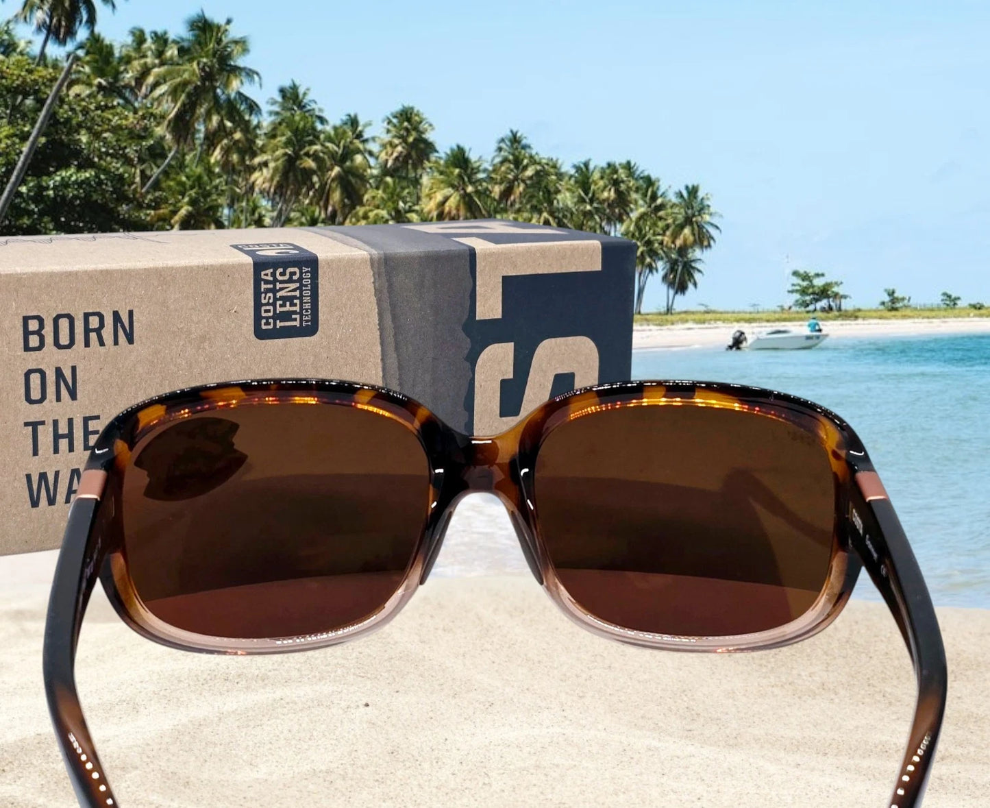 Costa Del Mar GANNET sunglasses - Tortoise Fade/Green Mirror 580P