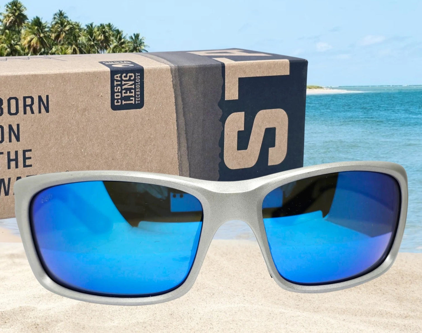 Costa Del Mar JOSE PRO sunglasses - Metallic Silver/Blue Mirror 580G (GLASS)