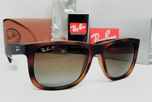 RAY BAN - RB4165 JUSTIN sunglasses - Tortoise/Brown Polarized