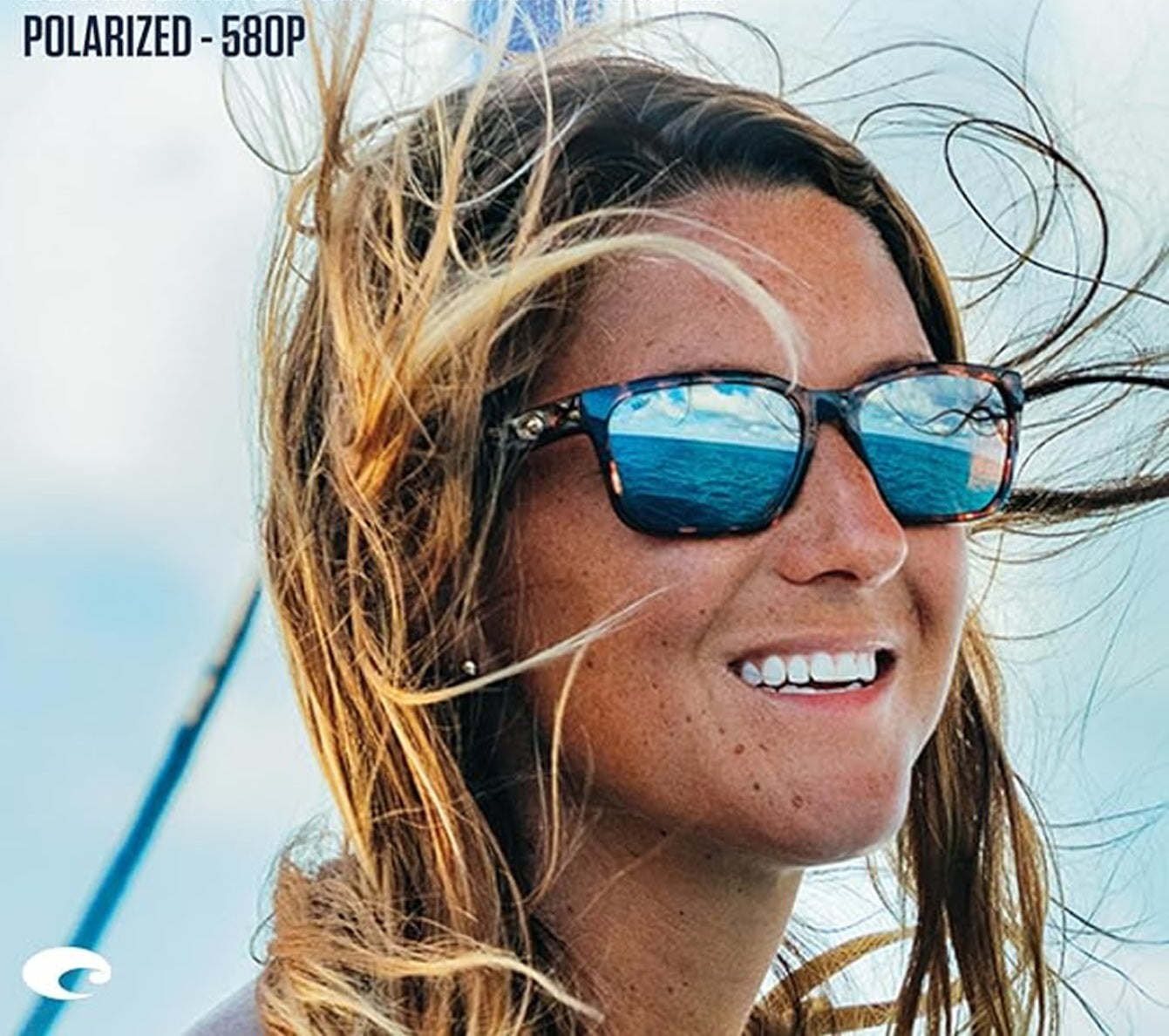 Costa Del Mar PALMAS sunglasses - Teal/Silver Mirror 580P