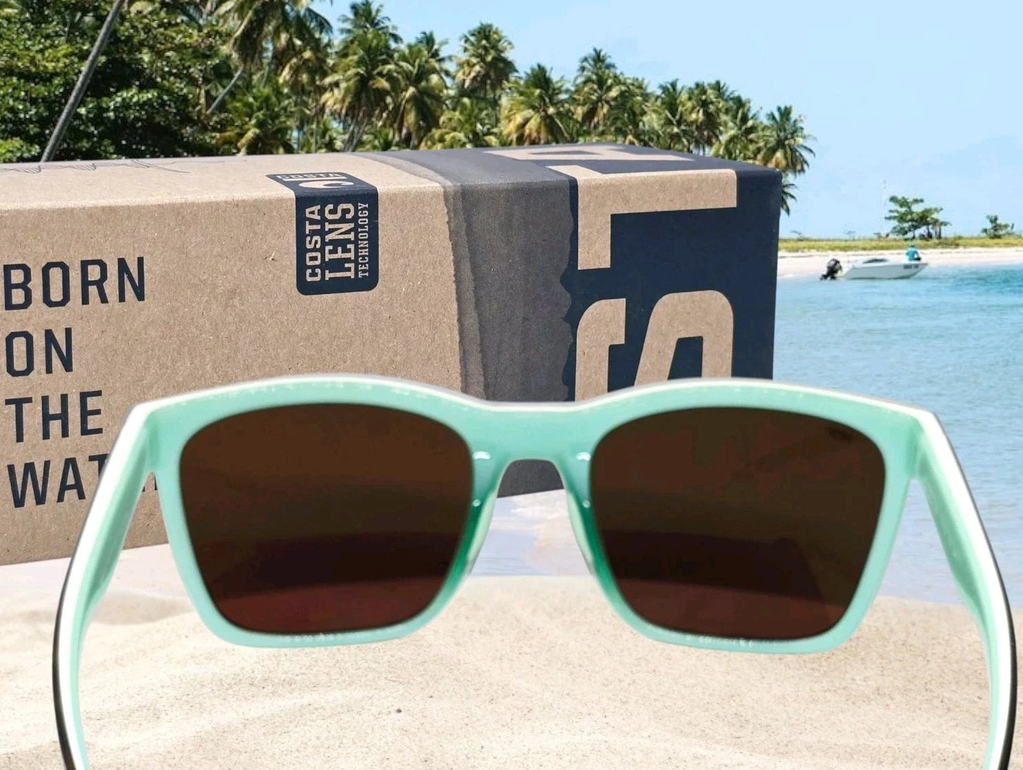 Costa Del Mar PANGA sunglasses - Tortoise/Green Mirror 580P