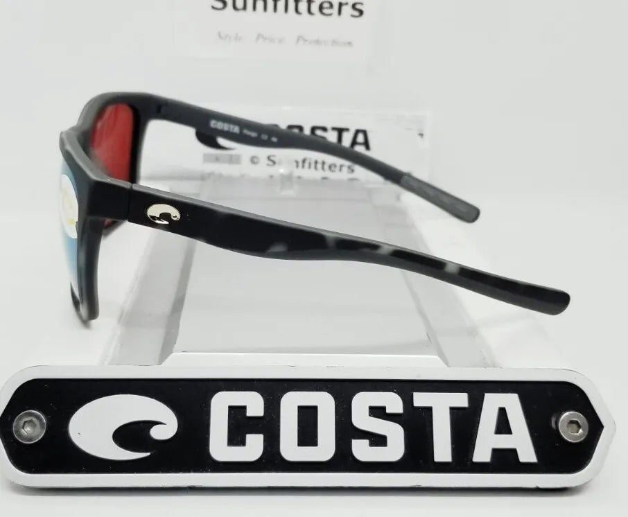 Costa Del Mar PANGA sunglasses - Matte Gray Tortoise/Green Mirror 580P