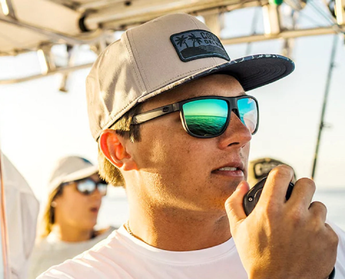 Costa Del Mar RINCONDO sunglasses - Smoke Crystal/Green Mirror 580G (GLASS)