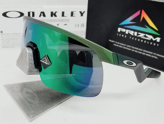 YOUTH Oakley RESISTOR - matte silver colorshift PRIZM jade OJ9010-12 sunglasses