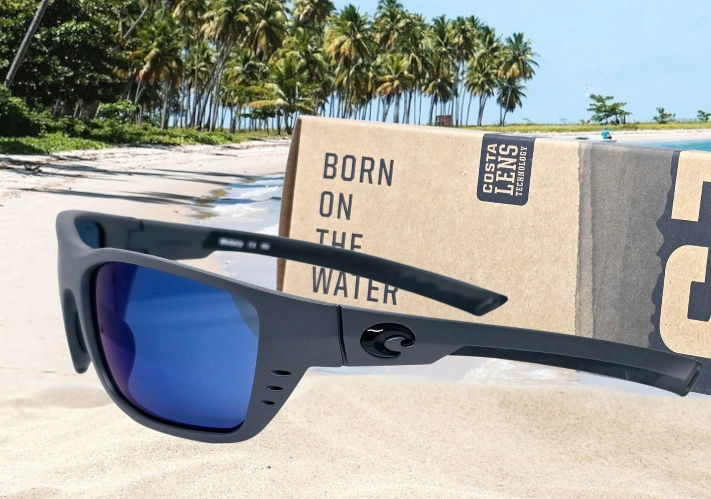 Costa Del Mar WHITETIP sunglasses - Matte Gray/Blue Mirror 580P