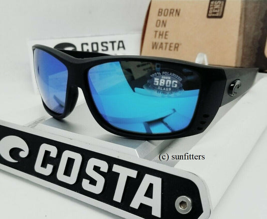 Costa Del Mar CAT CAY sunglasses - Blackout/Blue Mirror 580G