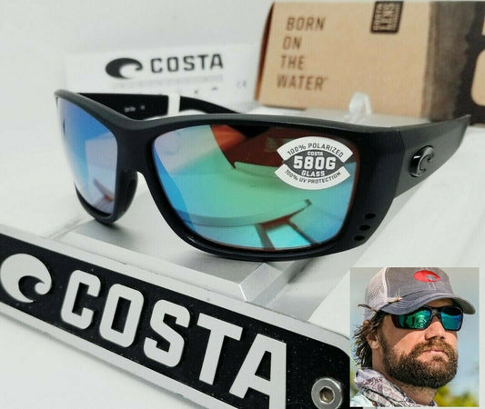 Costa Del Mar CAT CAY sunglasses - Blackout/Green Mirror 580G