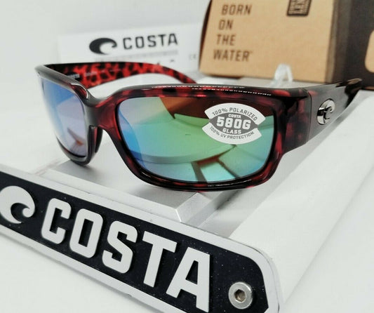 Costa Del Mar CABALLITO sunglasses - Tortoise/Green Mirror 580G (GLASS)