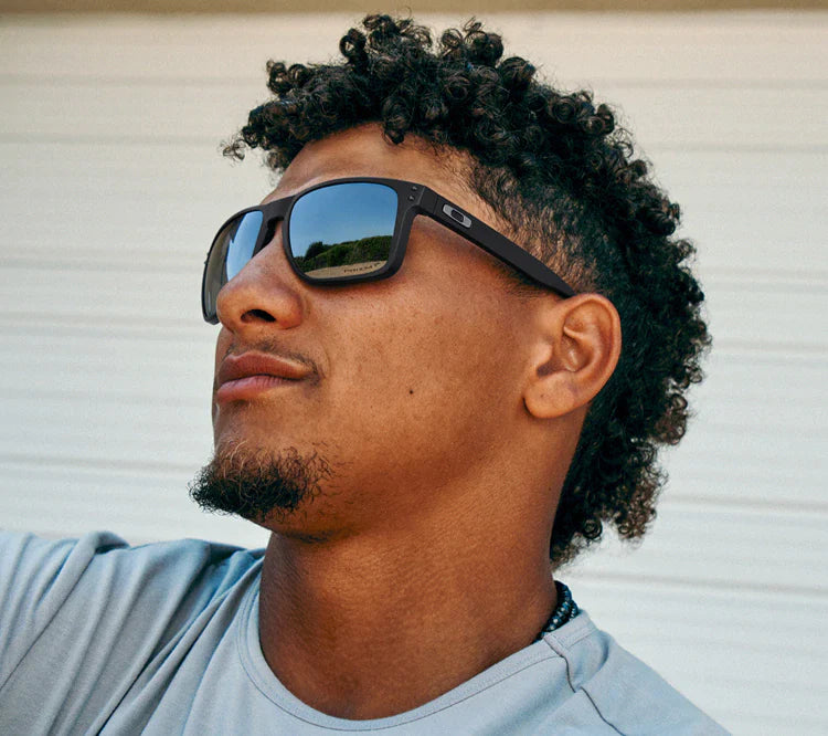 Oakley Holbrook sunglasses Matte Black Prizm Grey sunfitters