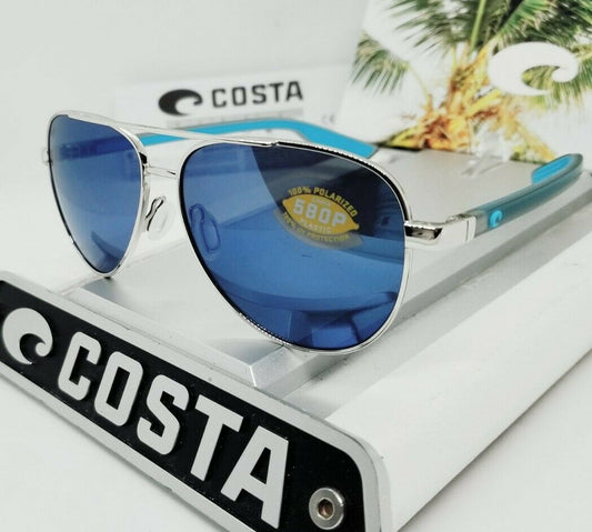 Costa Del Mar PELI sunglasses - Silver/Blue Mirror 580P