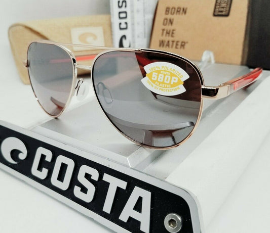 Costa Del Mar PELI sunglasses - Gold/Silver Copper Mirror 580P