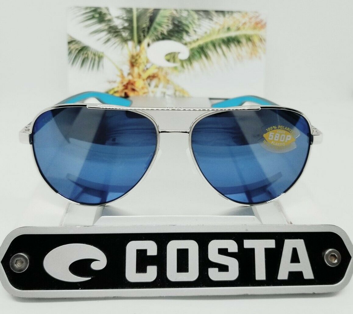 Costa Del Mar PELI sunglasses - Silver/Blue Mirror 580P