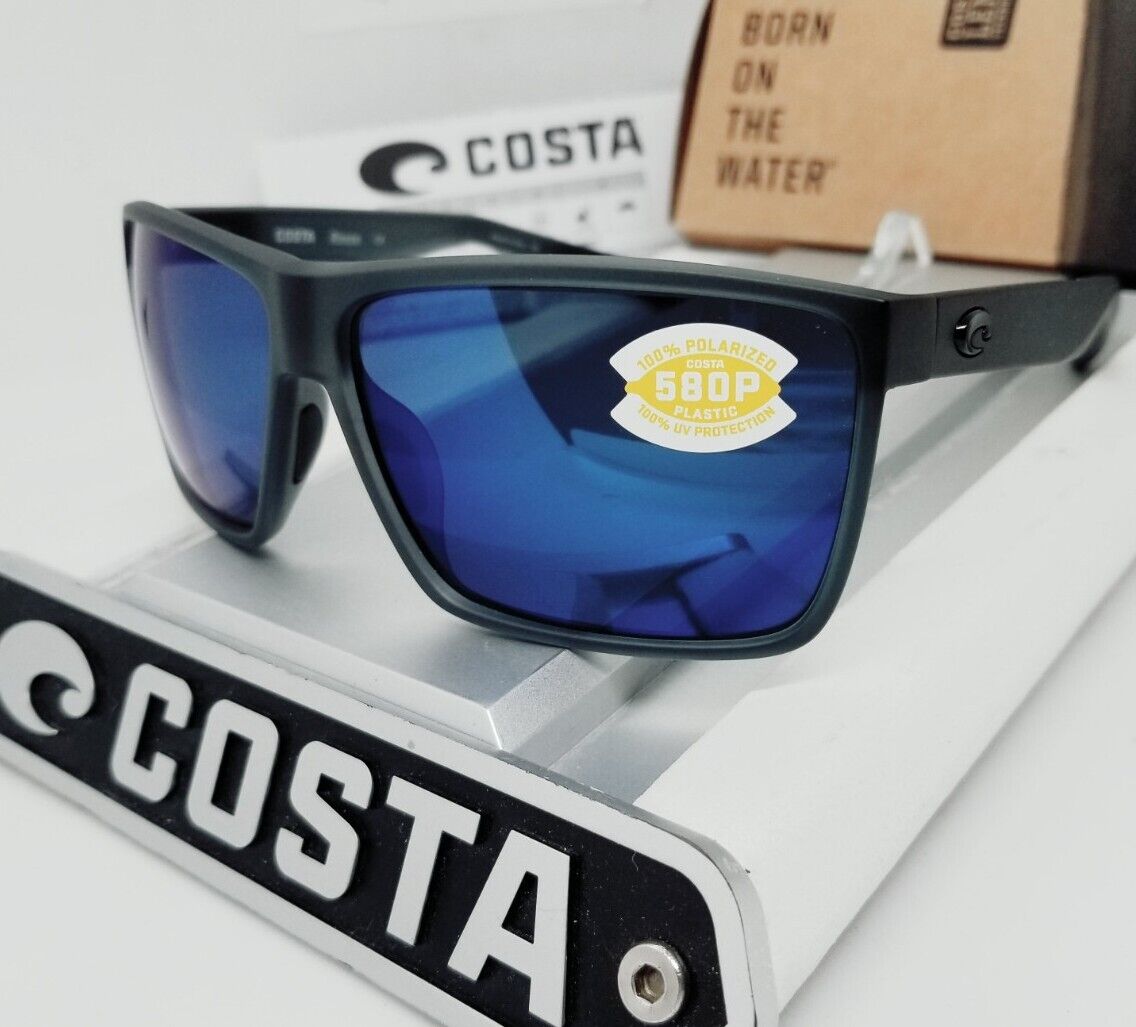 Costa Del Mar RINCON sunglasses - Matte Smoke Crystal/Blue Mirror 580P